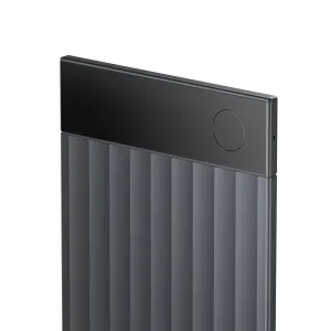PLAUD Note Pro AI transcription device in black, with slim rectangular design and textured lower panel