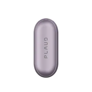 Enregistreur vocal PLAUD NotePin violet crépuscule avec transcription automatique sur fond blanc