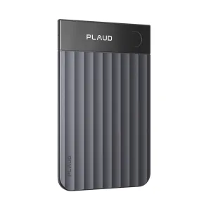PLAUD Note Pro slim AI transcription device with two-tone black design and textured lower panel