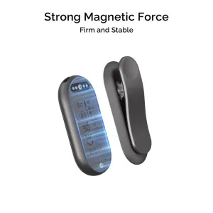 Ensemble d’accessoires PLAUD NotePin avec pince et broche magnétique en gris cosmique pour une fixation mains libres sécurisée