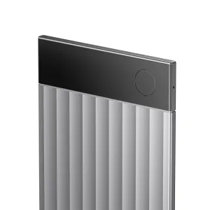 PLAUD Note Pro slim voice recorder in black and silver with textured lower panel and circular control