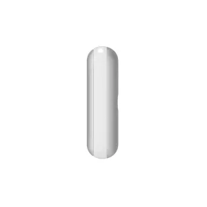 PLAUD NotePin S, enregistreur vocal IA portable, en blanc, présenté à la verticale avec un design fin et arrondi.