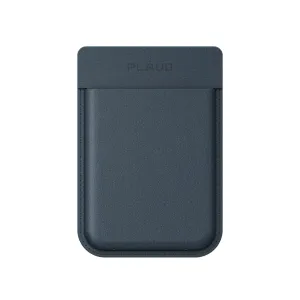 Funda de cuero magnética azul marino PLAUD para Plaud Note Pro, con bordes cosidos y logotipo en relieve