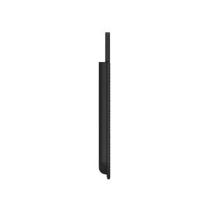 Funda magnética de cuero PLAUD Note Pro en negro, mostrada de perfil lateral con diseño delgado compatible con MagSafe