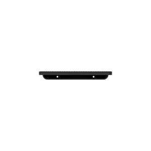 funda de cuero magnética PLAUD Note Pro en negro, mostrada en un perfil lateral fino, con borde estriado y aberturas rebajadas