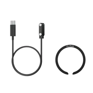 Kit de accesorios de PLAUD Note con cable de carga negro y anillo magnético para PLAUD Note y PLAUD Note Pro