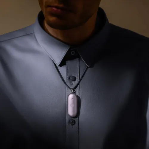 PLAUD NotePin S Sprachrekorder mit KI-Transkription - Lila